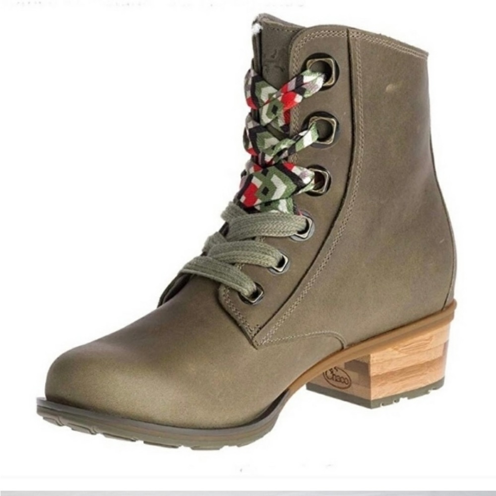 CHACO WOMEN'S CATALUNA LACE IN IVY SIZE:9